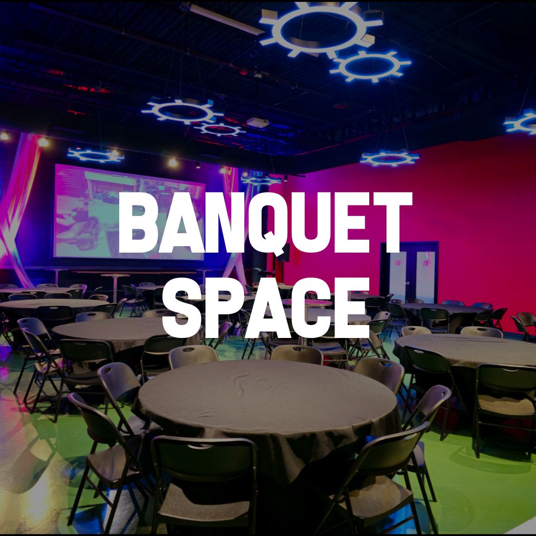 Host parties in banquet space high caliber