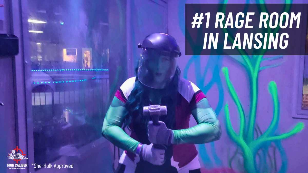 #1 rage room in lansing at High Caliber Karting & Enertainment