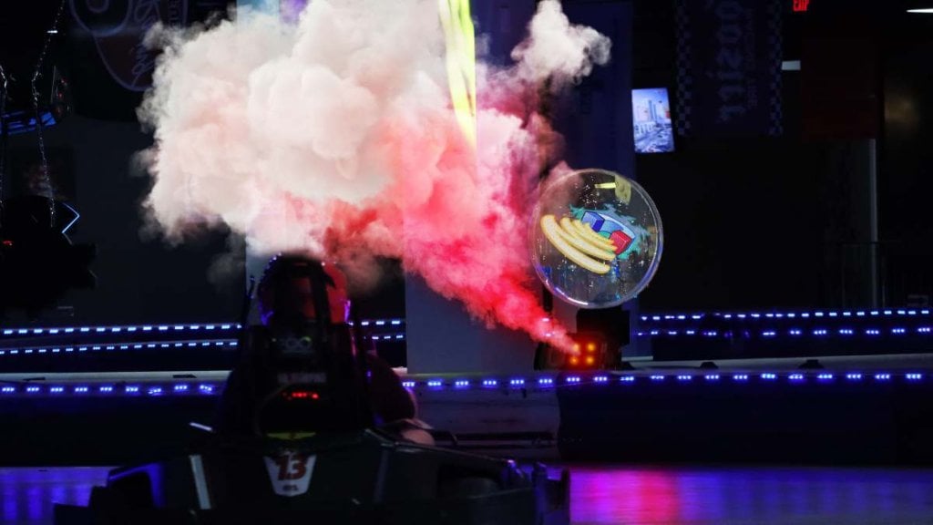 combat karting smoke machine high caliber