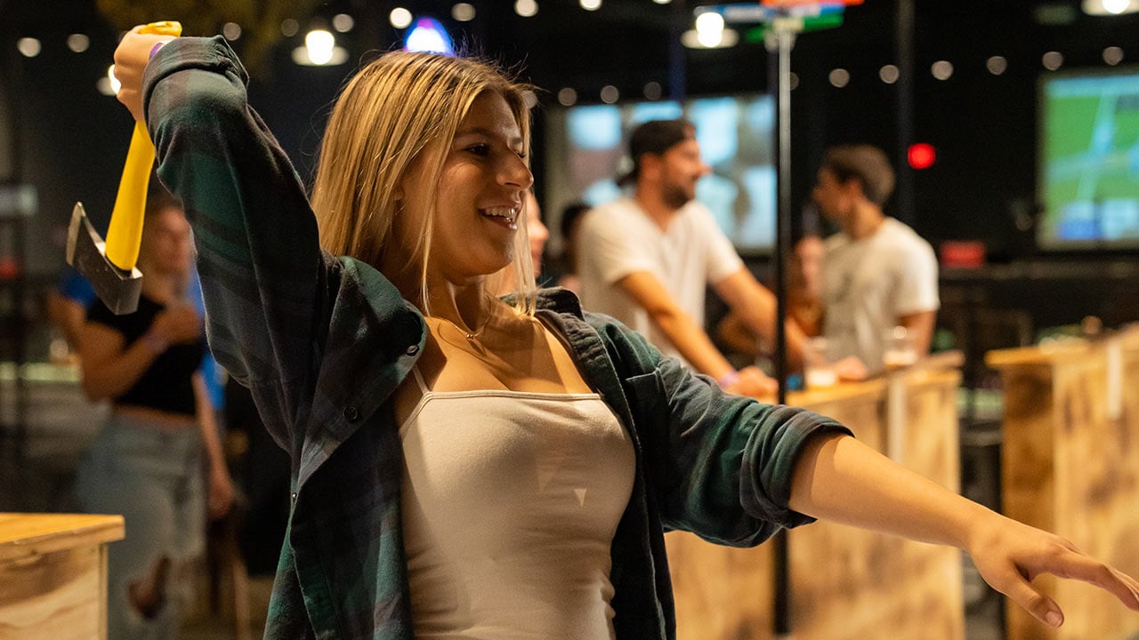 Exciting Ideas for Date Night in Lansing - Axe Throwing