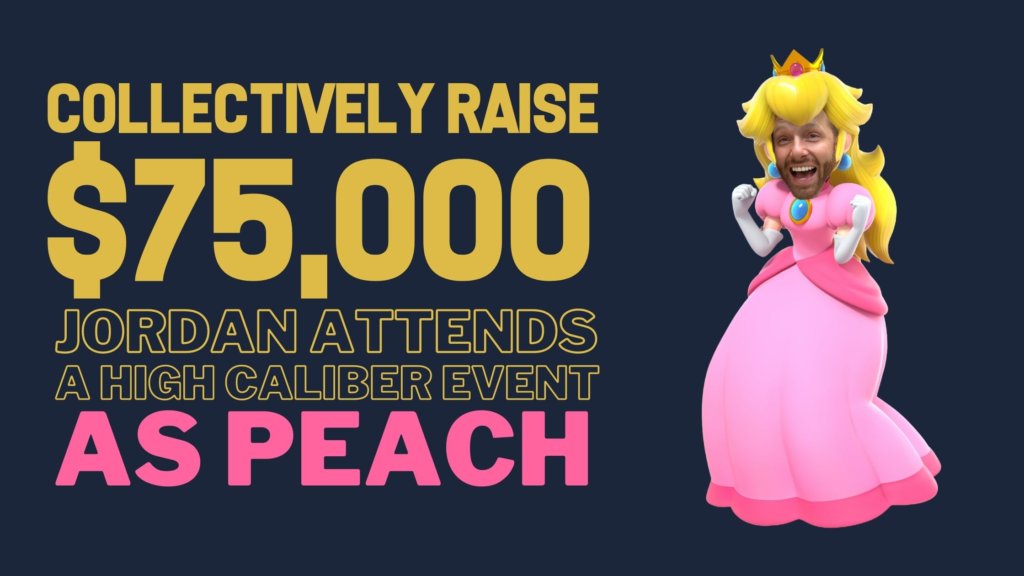 Jordan Munsters Peach Mario Kart