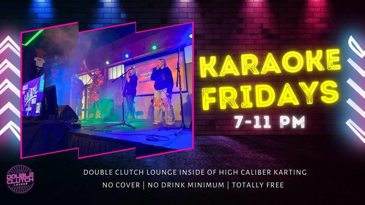 friday night karaoke at high caliber karting