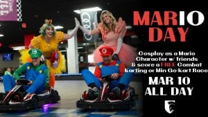 mario day at high caliber karting and entertianment