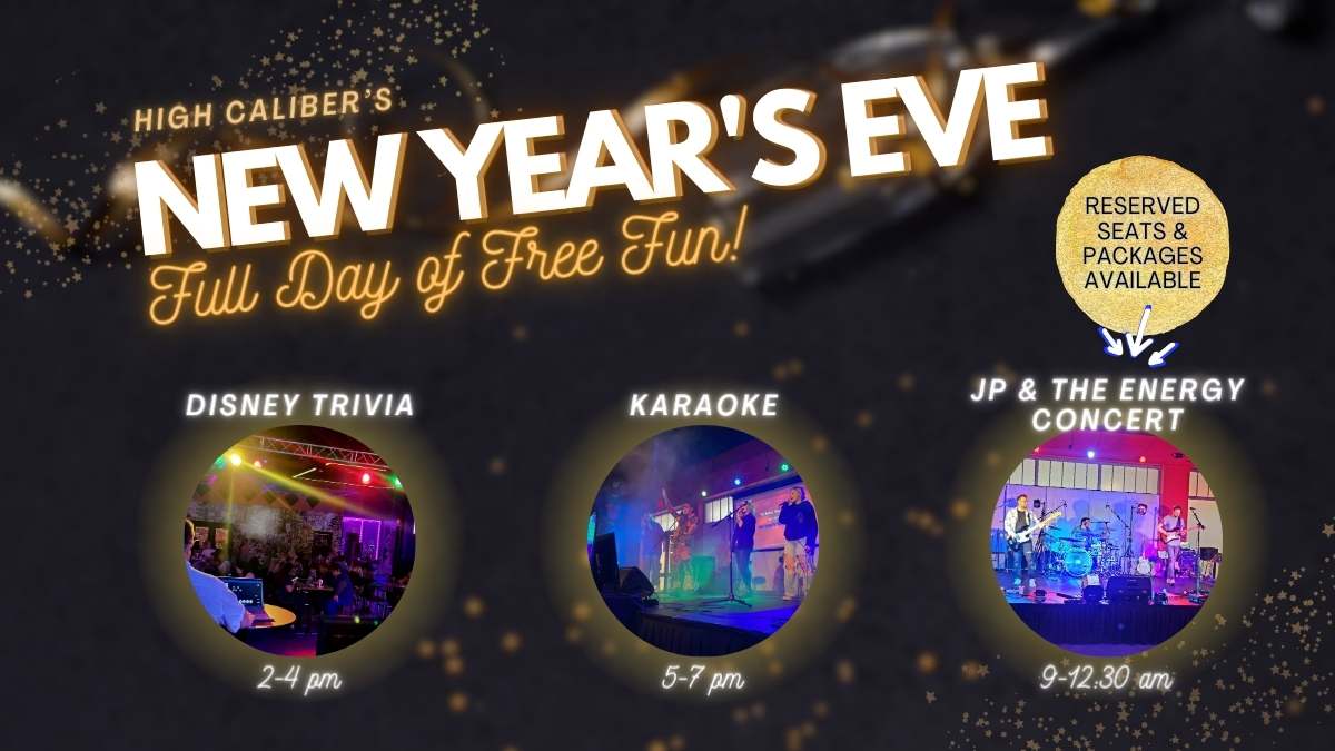 A Full Day of Freebie Fun at High caliber on new years eve