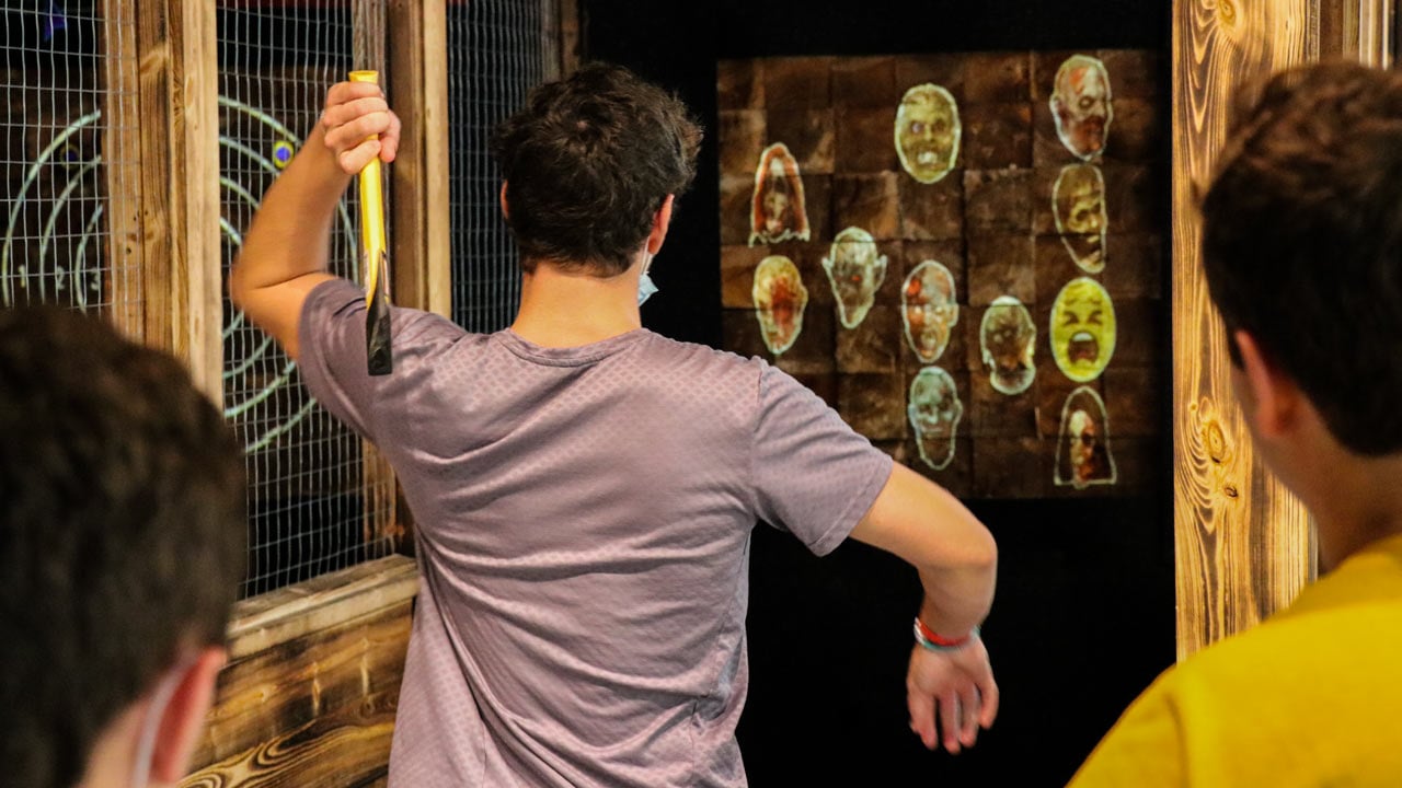 axe throwing at High Caliber Karting and Entertainment is something different to do