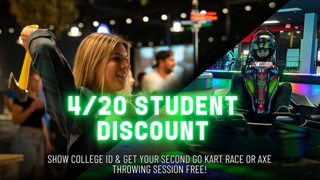 student discount day at high caliber